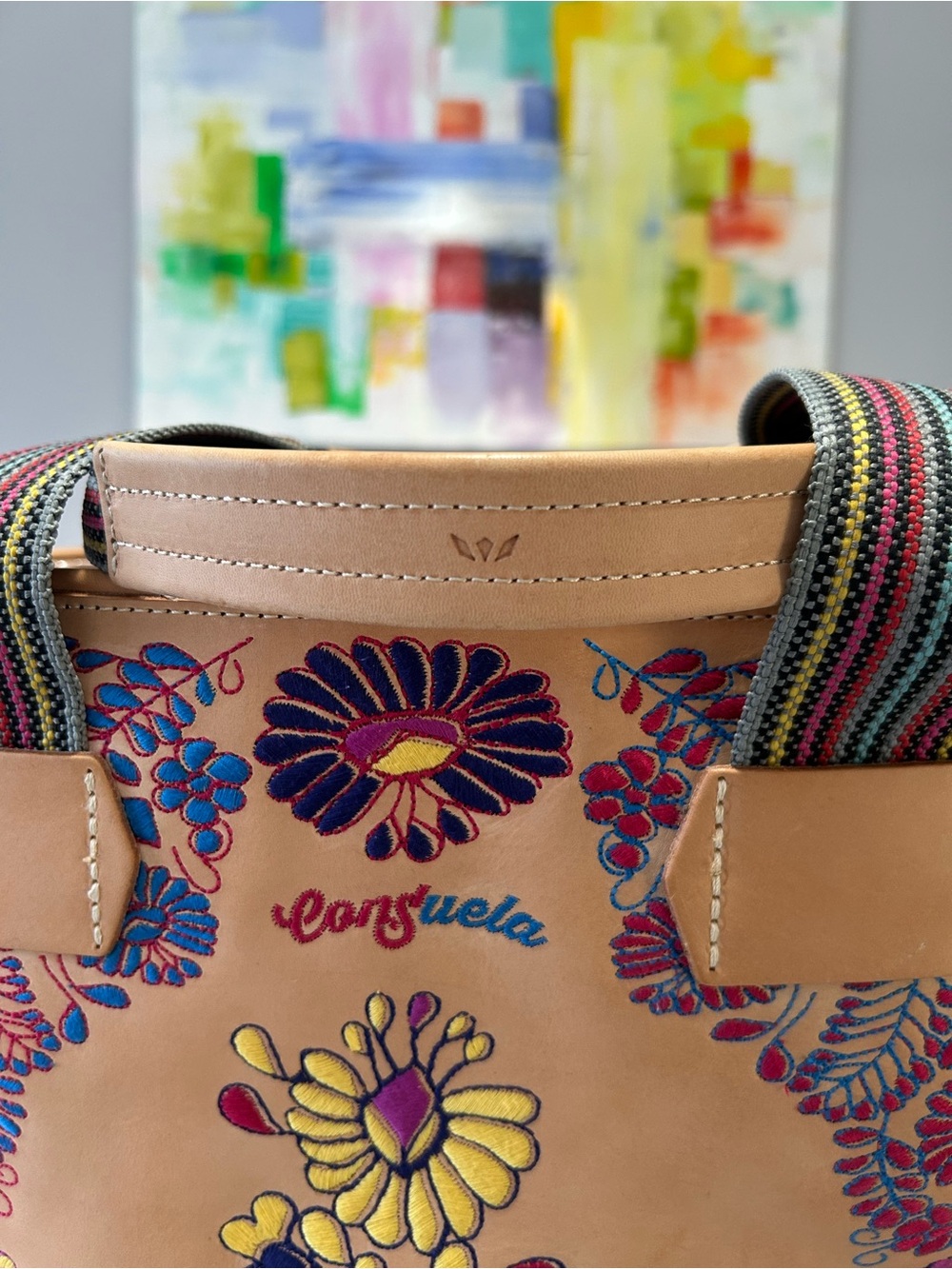 Consuela Calvin Classic Diego Embroidered Tote - Picture 7 of 16